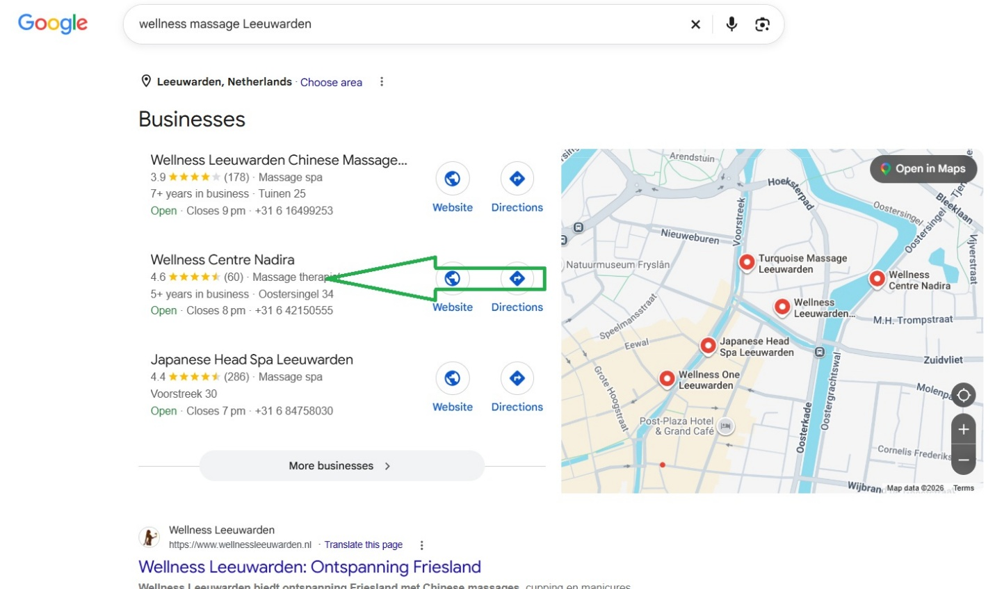 Google SEO Ranking Results