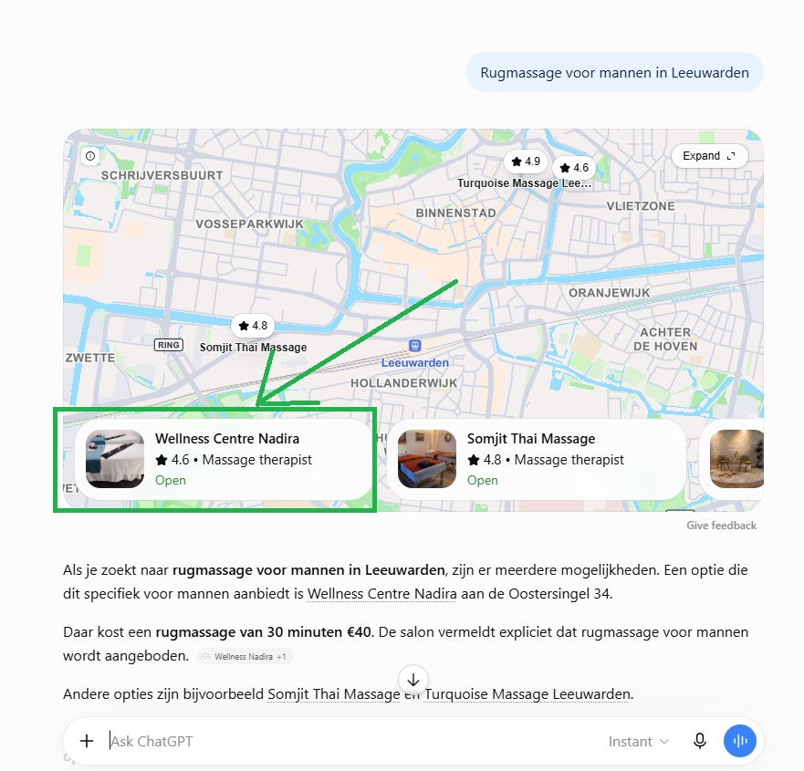 Google SEO Ranking Results